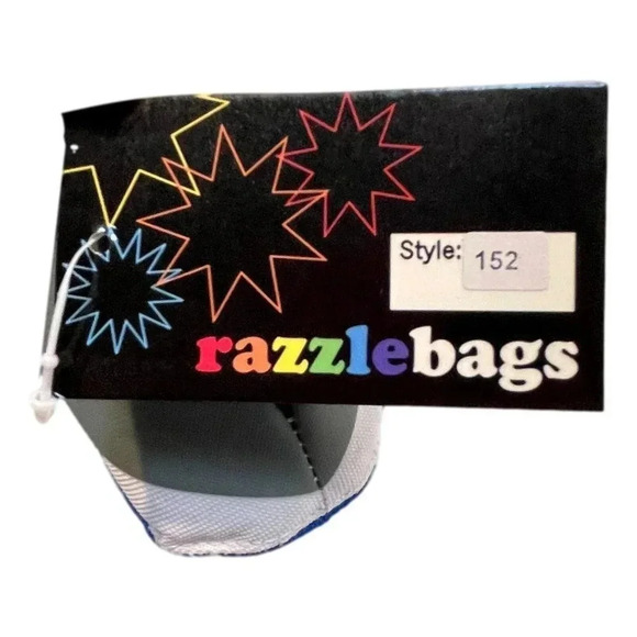 Razzle Airplane Child Lunch Bag Strap Wings Blue White  Super Fun - Picture 7 of 9